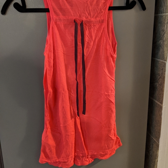 Nike transparent fuschia dance top with tie at bac - Picture 2 of 2